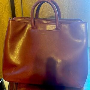 Matt & Nat Burgandy women briefcase